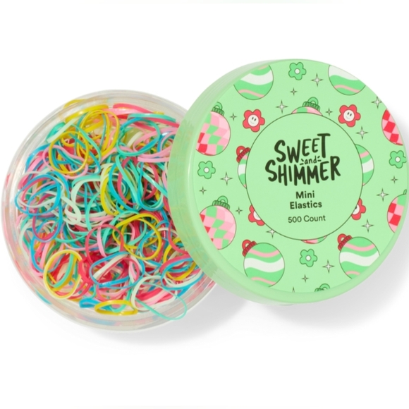 Sweet & Shimmer Accessories - Sweet & Shimmer 500 ct. Mini Hair Elastics - Multicolor